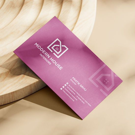 Visiting card design online cheap